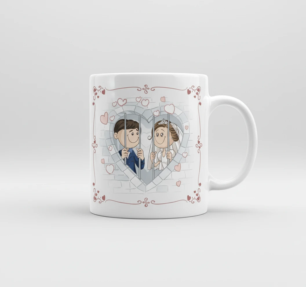 ماگ عاشقانه طرح (زندان)